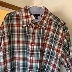 Tommy Hilfiger Plaid Button Down